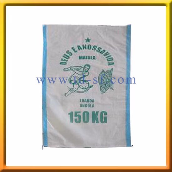 Eco Friendly China Polypropylene Fabric Plastic Packaging 1kg 5kg 10kg 25kg 50kg 100kg PP Woven Raffia Grain Maize Soybean Peanut Salt Sugar Wheat Flour Bag