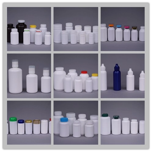 Manufacture Pet/HDPE Food Grade Plastic Round Bottle Medicine Tablet Jar Packaging