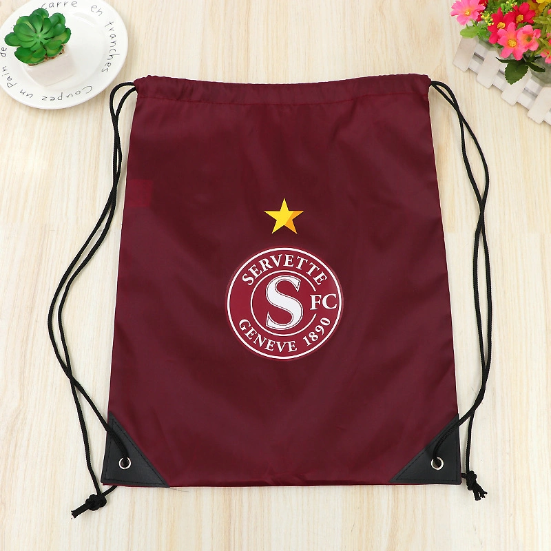 Bulk Sale Fashion 210d RPET Polyester Drawstring Backpack Bag