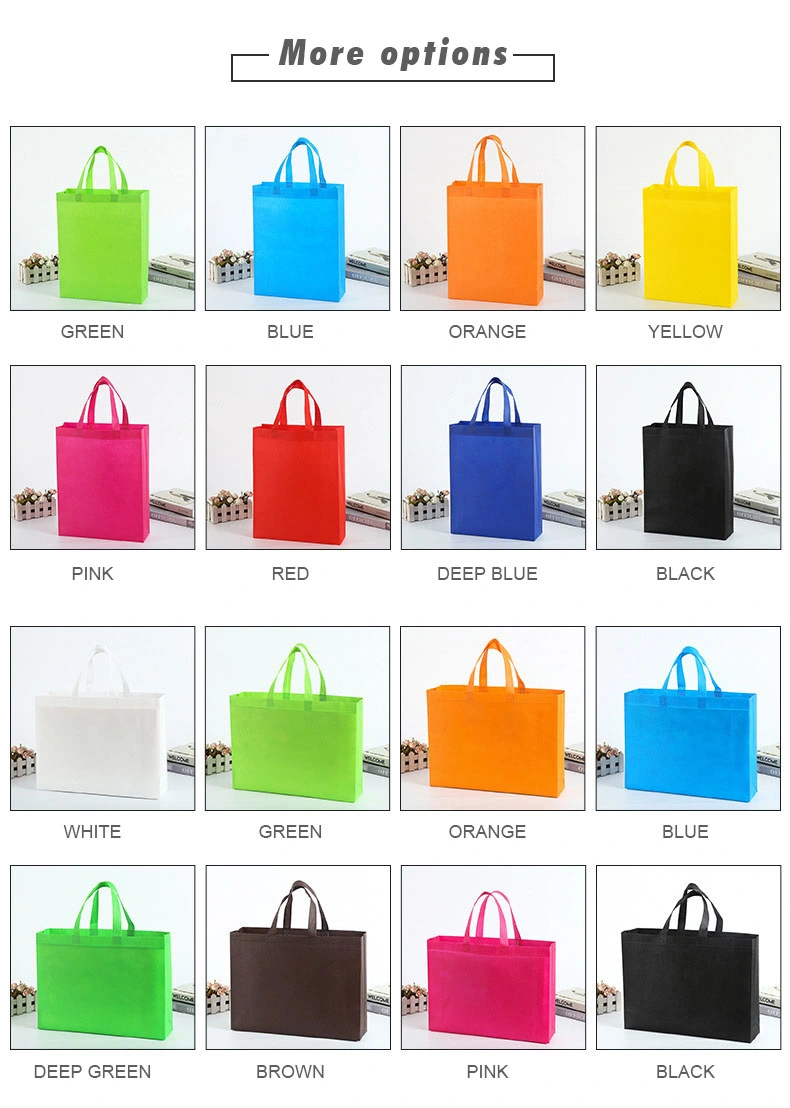 Wholesale Promotional Custom Shopping Non Woven Bag with Print Logo