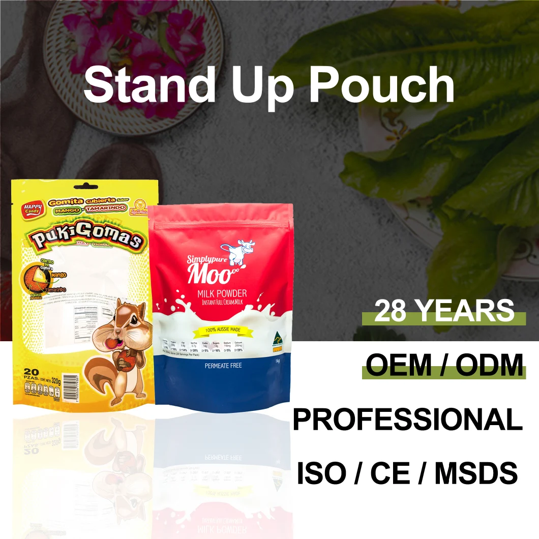 Plastic Alox Kpet Resealable Zipper Digital Printing Top Ziplock Stand up Packing 500g Pet Bag Dog Food Packaging Bags